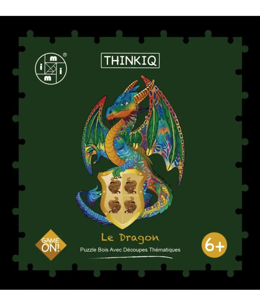Puzzle Bois "Le Dragon"  198pcs  42.5*30*0.5
