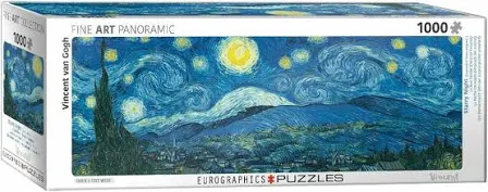 1000P Vincent Van Gogh - La nuit étoilée (panoramique)