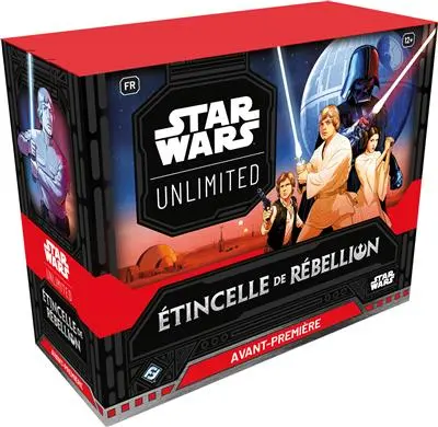 Star Wars Unlimited Étincelle de Rébellion kit d'Avant Première
