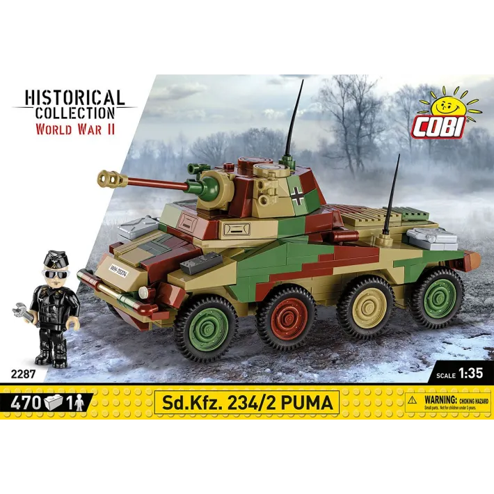 Sd.Kfz 234/2 PUMA 470 Pièces (COBI-2287)