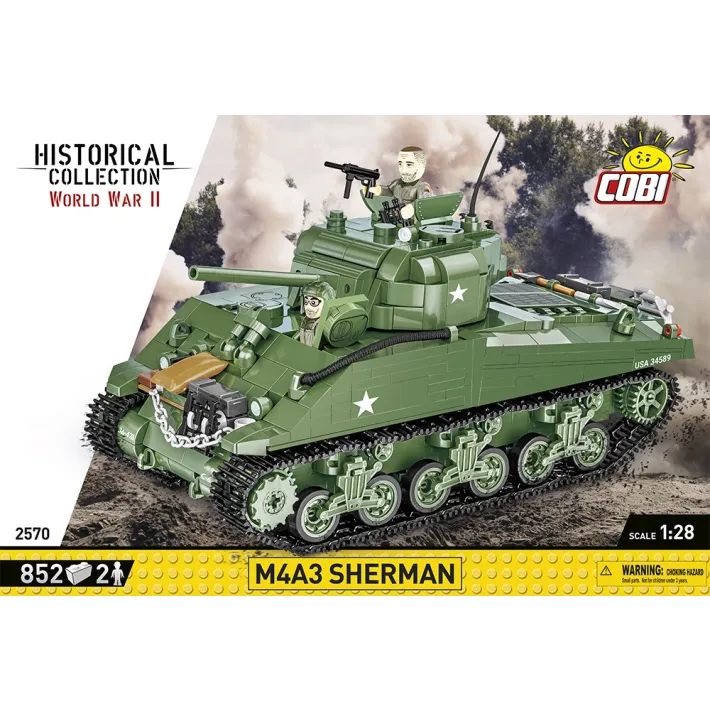 M4A3 SHERMAN 852 Pièces (COBI-2570)