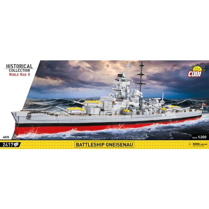 Battleship GNEISENAU 2417 Pièces (COBI-4835) 