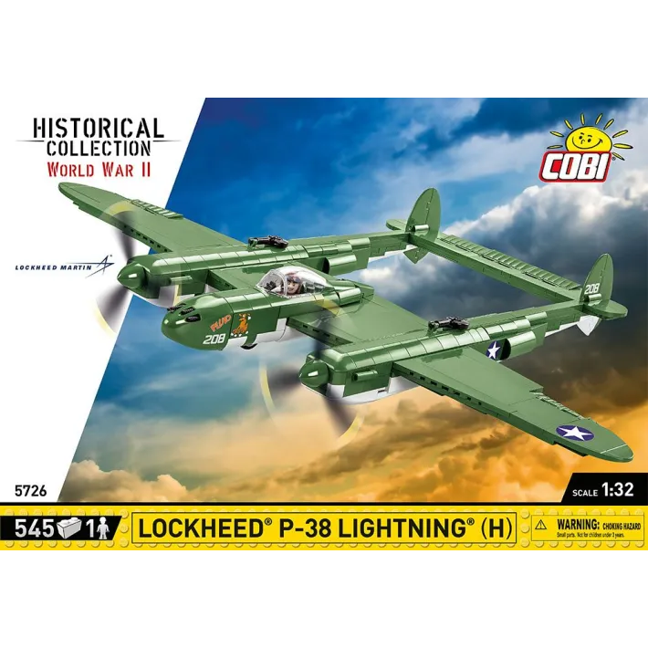 LOCKHEED P-38 (H) LIGHTNING 545 Pièces (COBI-5726)