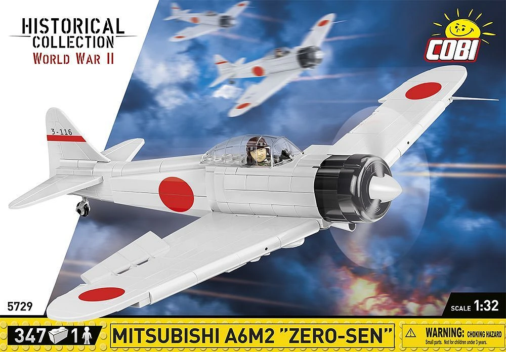 MITSUBISHI A6M2 "ZERO-SEN" 347 Pièces (COBI-5729)