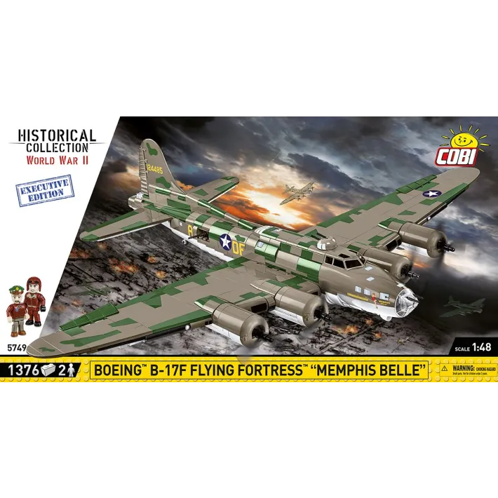 Boeing B-17F Flying Fortress Memphis Belle Executive Edition 1376 Pièces (COBI-5749)
