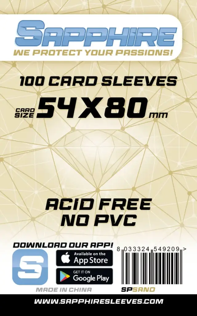 Protections Sand (54x80 mm) - 100 pieces/pack - [Architect]