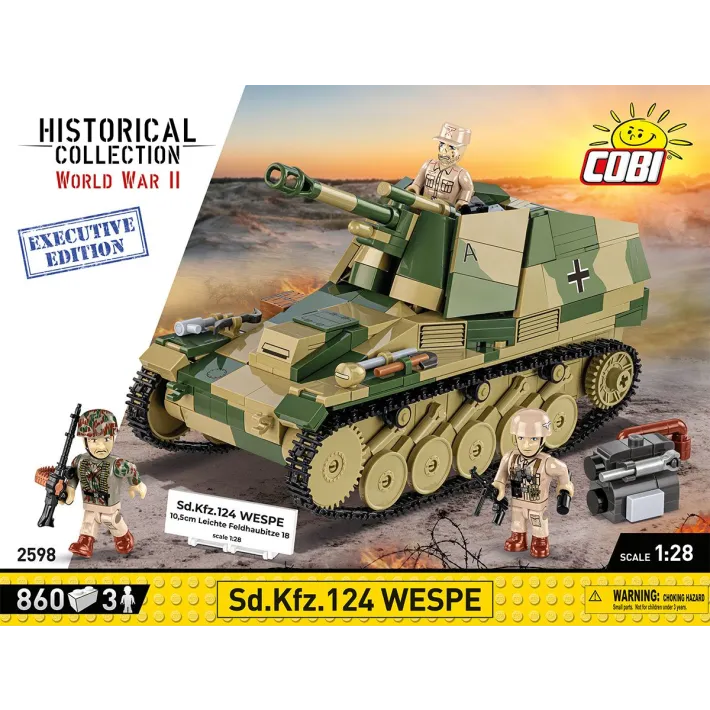 SD.KFZ.124 WESPE-Executive Edition 860 Pièces (COBI-2598)