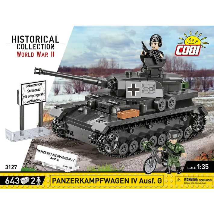  Panzerkampfwagen IV Ausf.G 643 Pièces (COBI-3127)