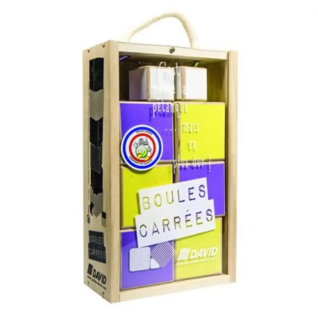 Pétanque boules carrées 