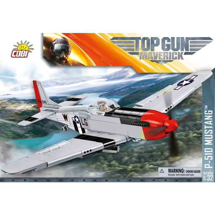 P-51D MUSTANG TOP GUN MAVERICK 2023 350 Pièces (COBI-5846)