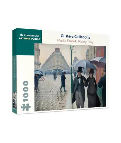 [AA1133] 1000P Gustave CAILLEBOTTE - Paris Street; Rainy Day