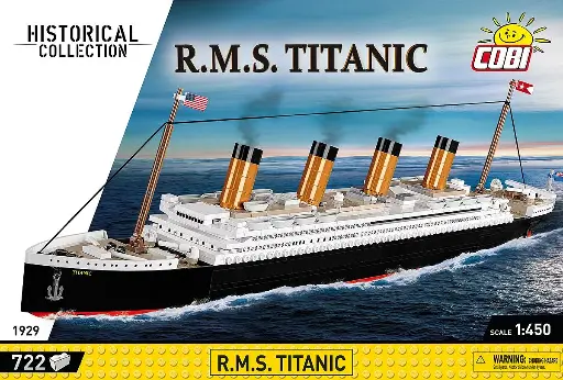 [COBI-1929] R.M.S TITANIC echelle 1:450 722 pièces (COBI-1929)