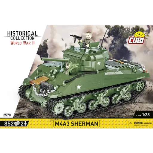 [COBI-2570] M4A3 SHERMAN 852 Pièces (COBI-2570)