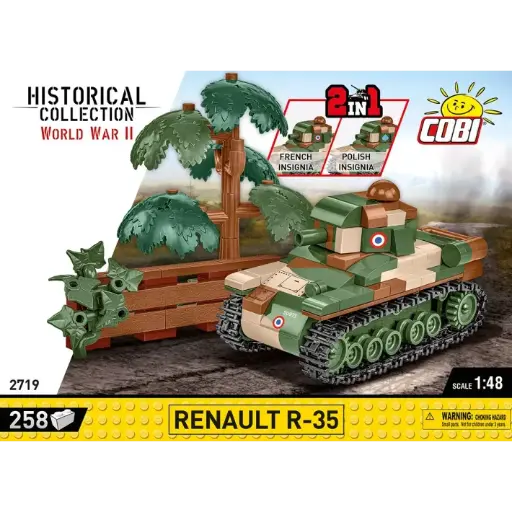 [COBI-2719] RENAULT R-35 258 KL. (COBI-2719)