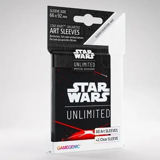 [GGS15032ML] Star Wars Unlimited Sleeves : Space Red