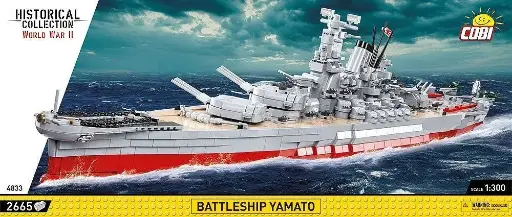 [COBI-4833] Battleship YAMATO 2665 Pièces (COBI-4833)
