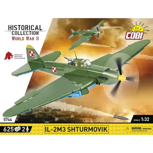 [COBI-5744] Ilyushin IL-2m3 Shturmovik 624 Pièces (COBI-5744)