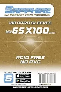 [OL-SPBRONZE] Protections Bronze (65x100 mm) - 100 pieces/pack - [7 Wonders]