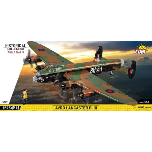 [COBI-5759] AVRO LANCASTER B Mk. III 1595 Pièces (COBI-5759)