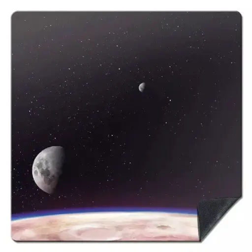 [WOG010DP] Tapis Deep planet Taille 3 (92x92cm)